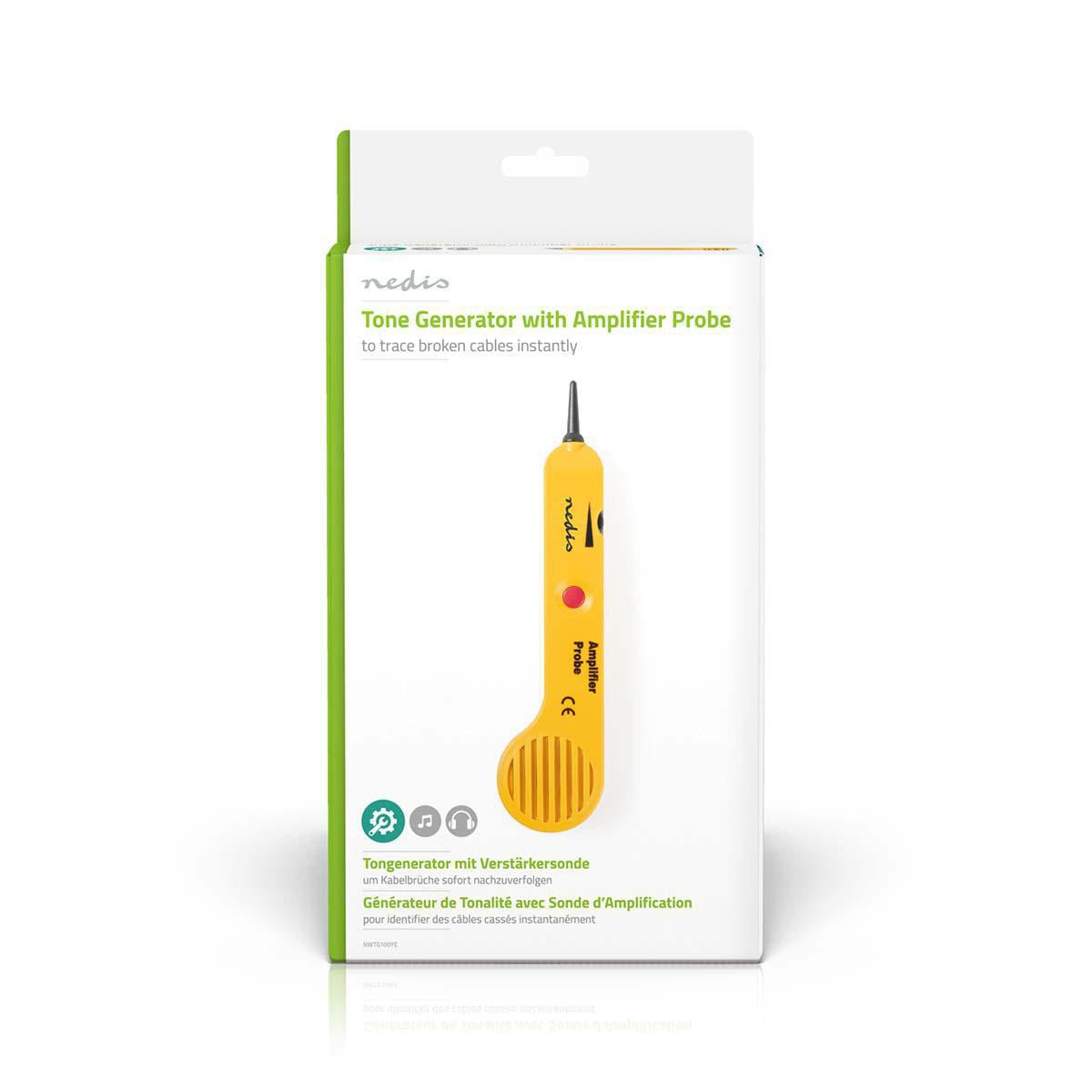 PC and Multimedia cable tester | Tone generator | LED indicator | Headphone connection | Battery powered