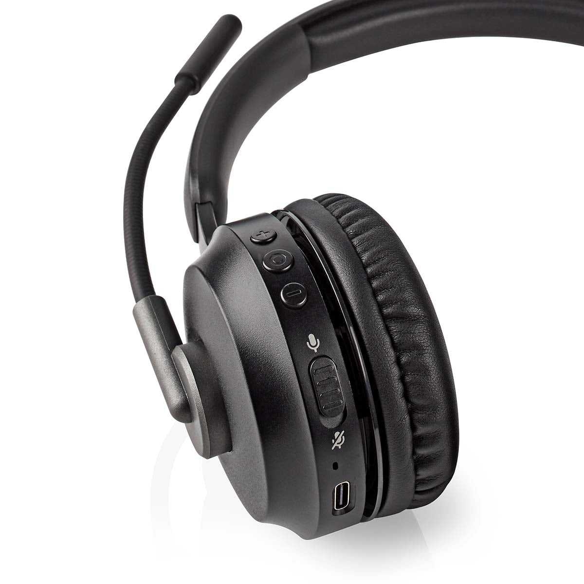 PC headset | On-Ear | Stereo | Bluetooth | Foldable Microphone | Black