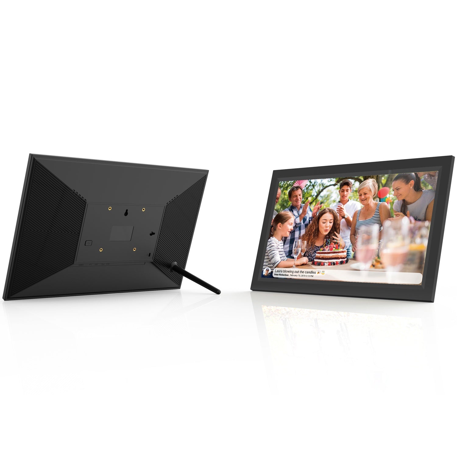 PFF-1503B 15.6” FULL HD digital Wi-Fi photoframe with FRAMEO photo software Black