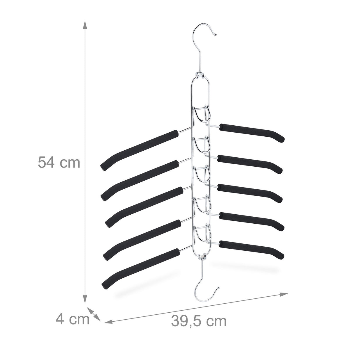 Padded multiple hanger