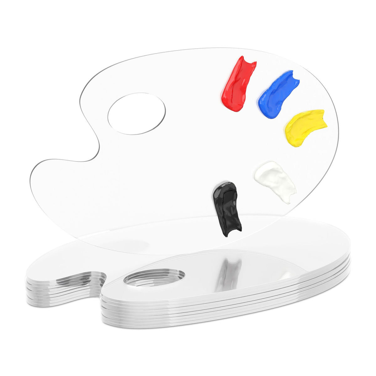 Paint palette acrylic 10-pack