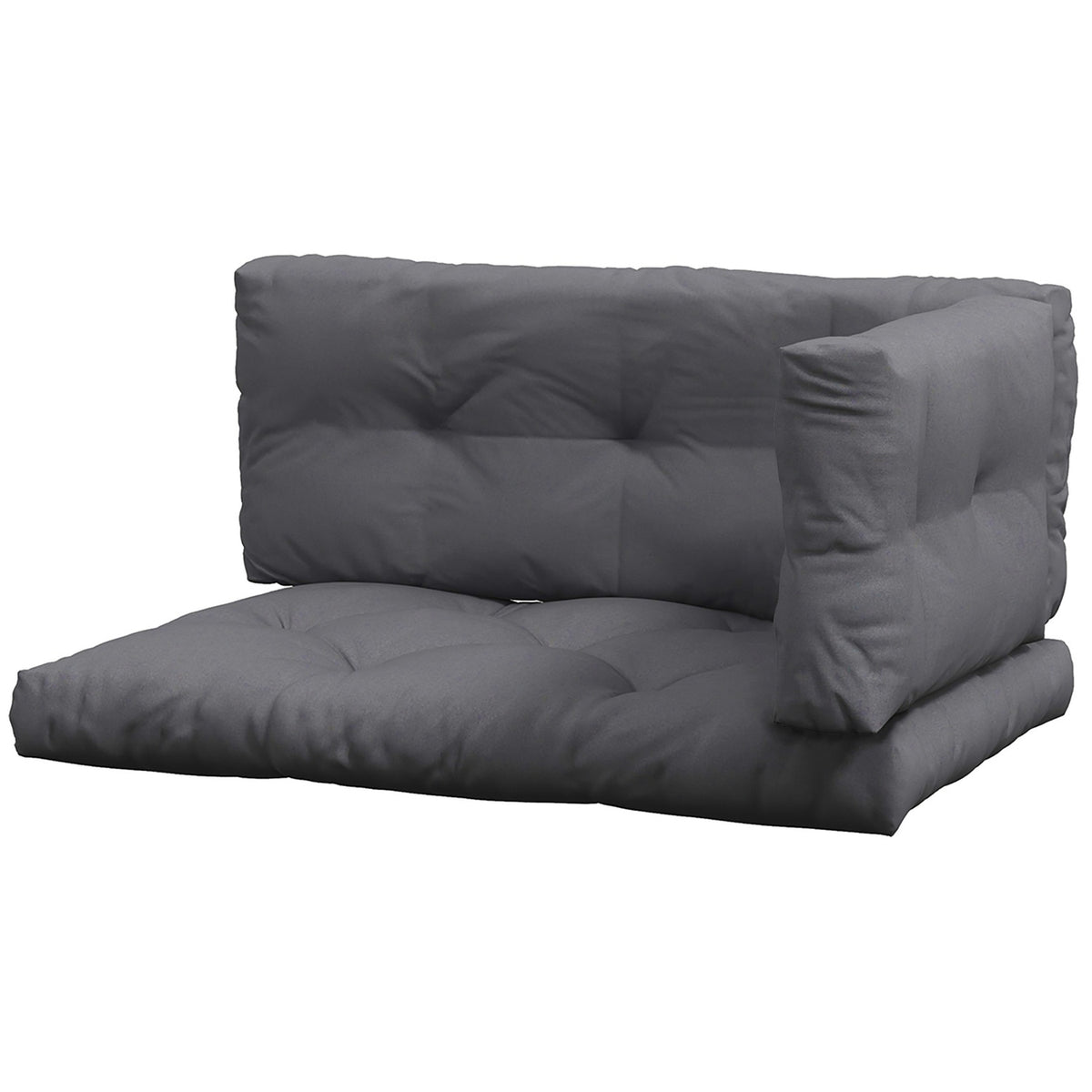 Pallet Cushion Set Of 3 Bench Cushion Seat Cushions With Uv Protection Garden Bench Cushion Cushion For Garden Balcony Dark Gray