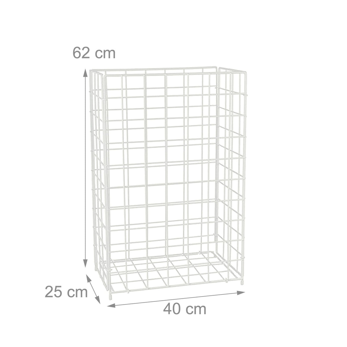 Paper Waste Bin, Wire, 25L, Office/Home Use