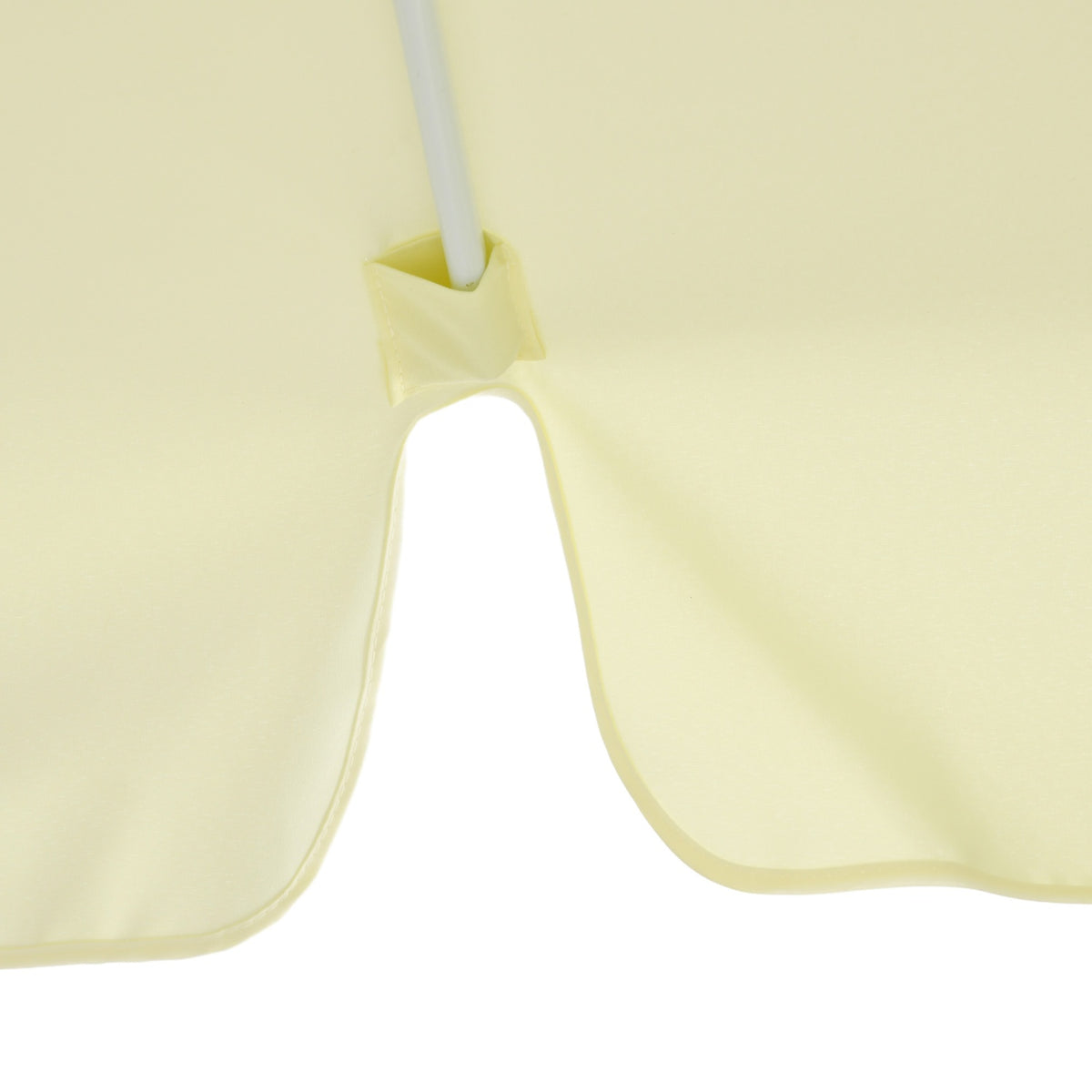 Parasol 2.5X2.5M Height-Adjustable Balcony Umbrella, Patio Umbrella, Beach Umbrella With Aluminum Frame, Beige