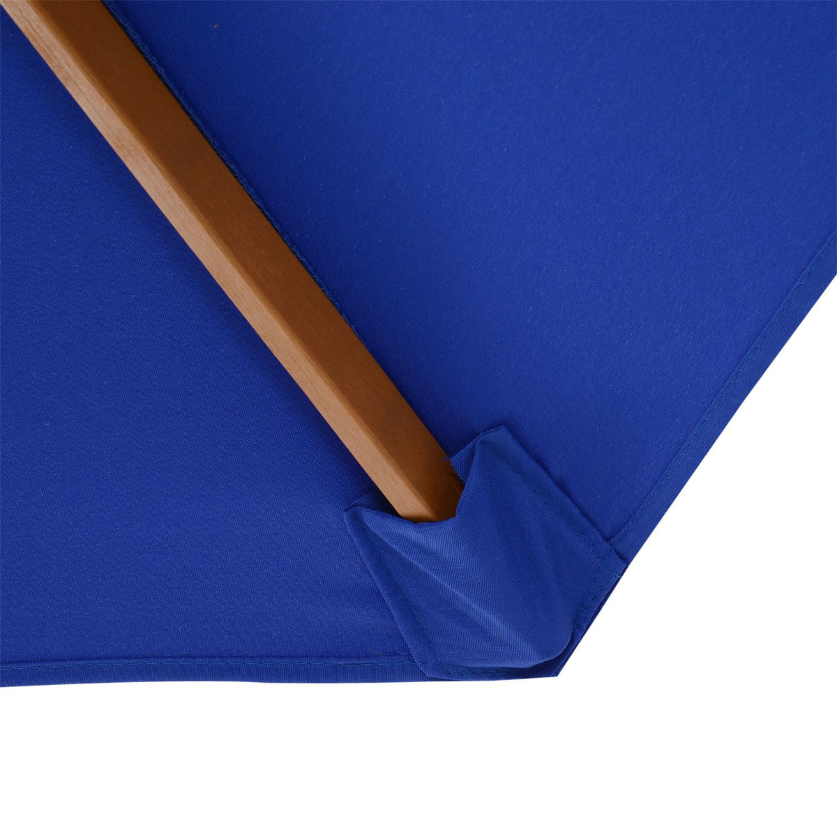 Parasol For Balcony 300 Cm Cantilever Parasol Made Of Wood Garden Umbrella Balcony Umbrella Bamboo Blue