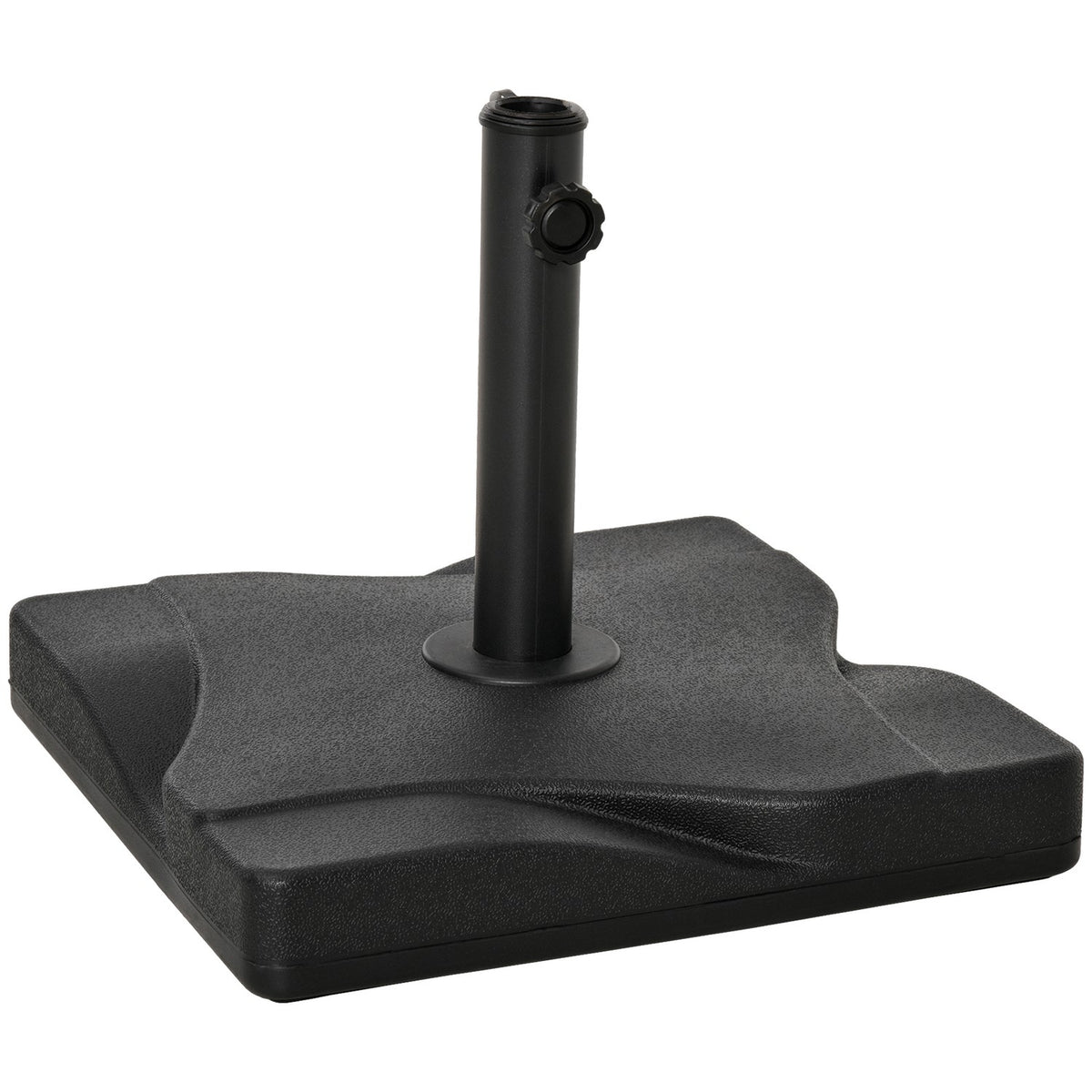 Parasol Stand 20 Kg Umbrella Stand For Parasol Umbrella Poles 30-38 Mm Parasol Base For Garden Patio Cement 41.5X41.5