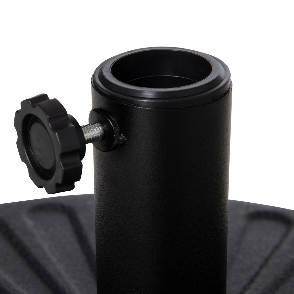 Parasol Stand 21-26Kg For Ø38Mm Cement Black Ø51X30Hcm