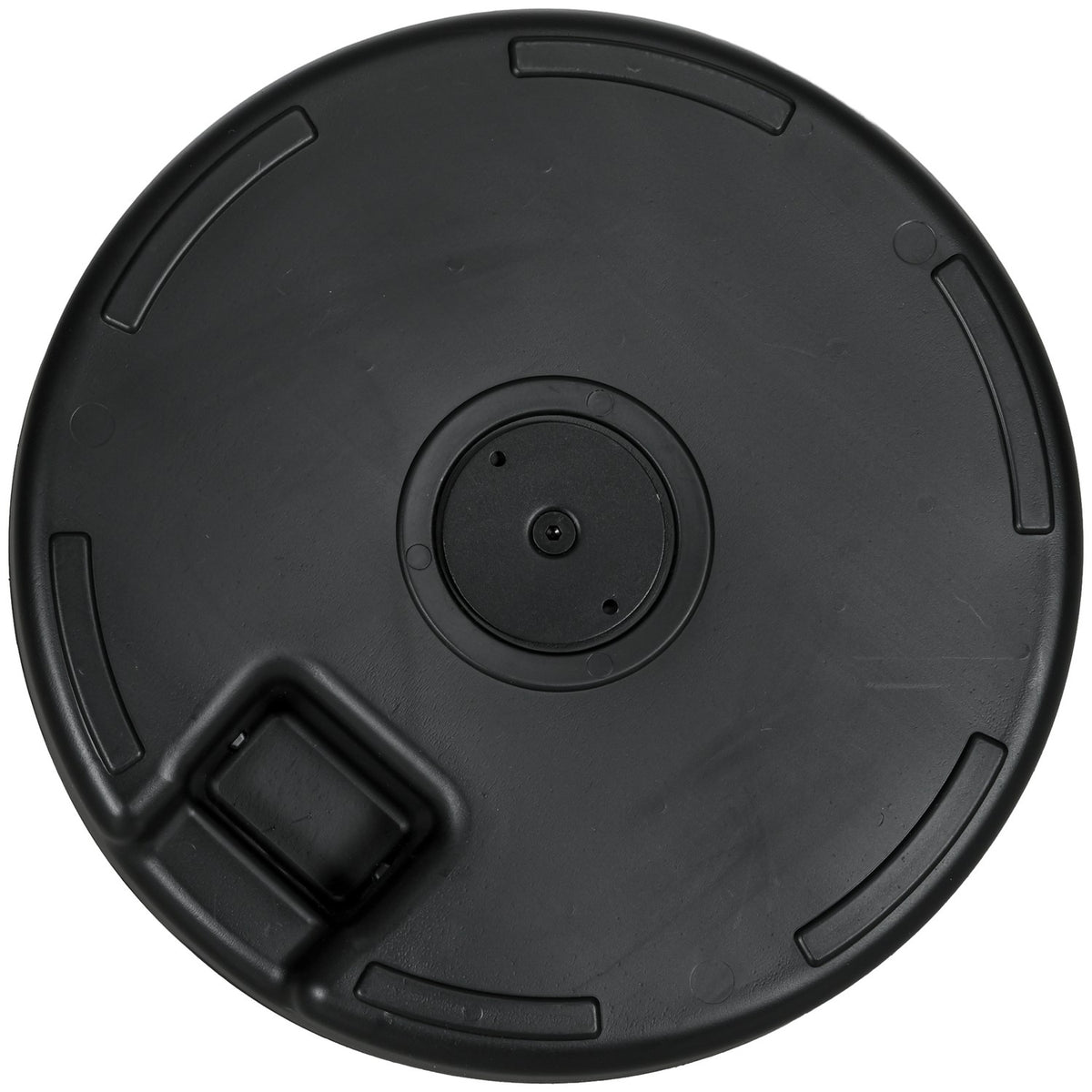 Parasol Stand 29Kg Umbrella Base For Ø38/48Mm Poles, Rattan Look, Ideal For Garden & Balcony, Hdpe, Black, Ø51X36Cm