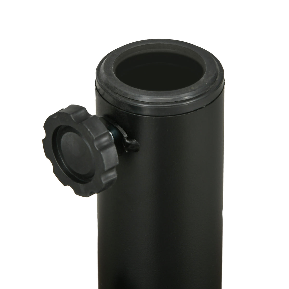 Parasol Stand 29Kg Umbrella Base For Ø38/48Mm Poles, Rattan Look, Ideal For Garden & Balcony, Hdpe, Black, Ø51X36Cm