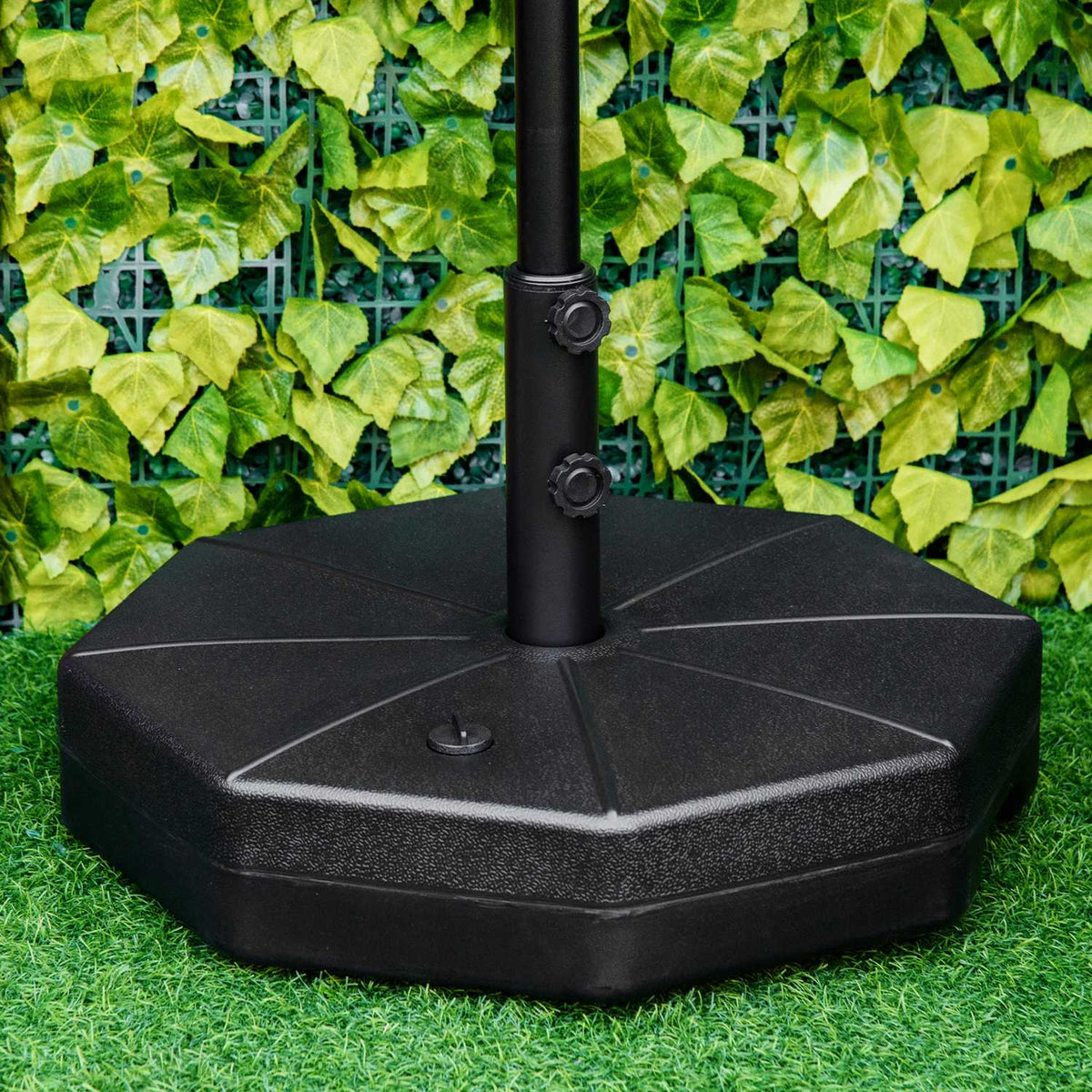 Parasol Stand 40 Kg Umbrella Stand For Parasol Poles 38 Mm/48 Mm Can Be Filled With Water/Sand Parasol Base Ø60 X 36H Cm