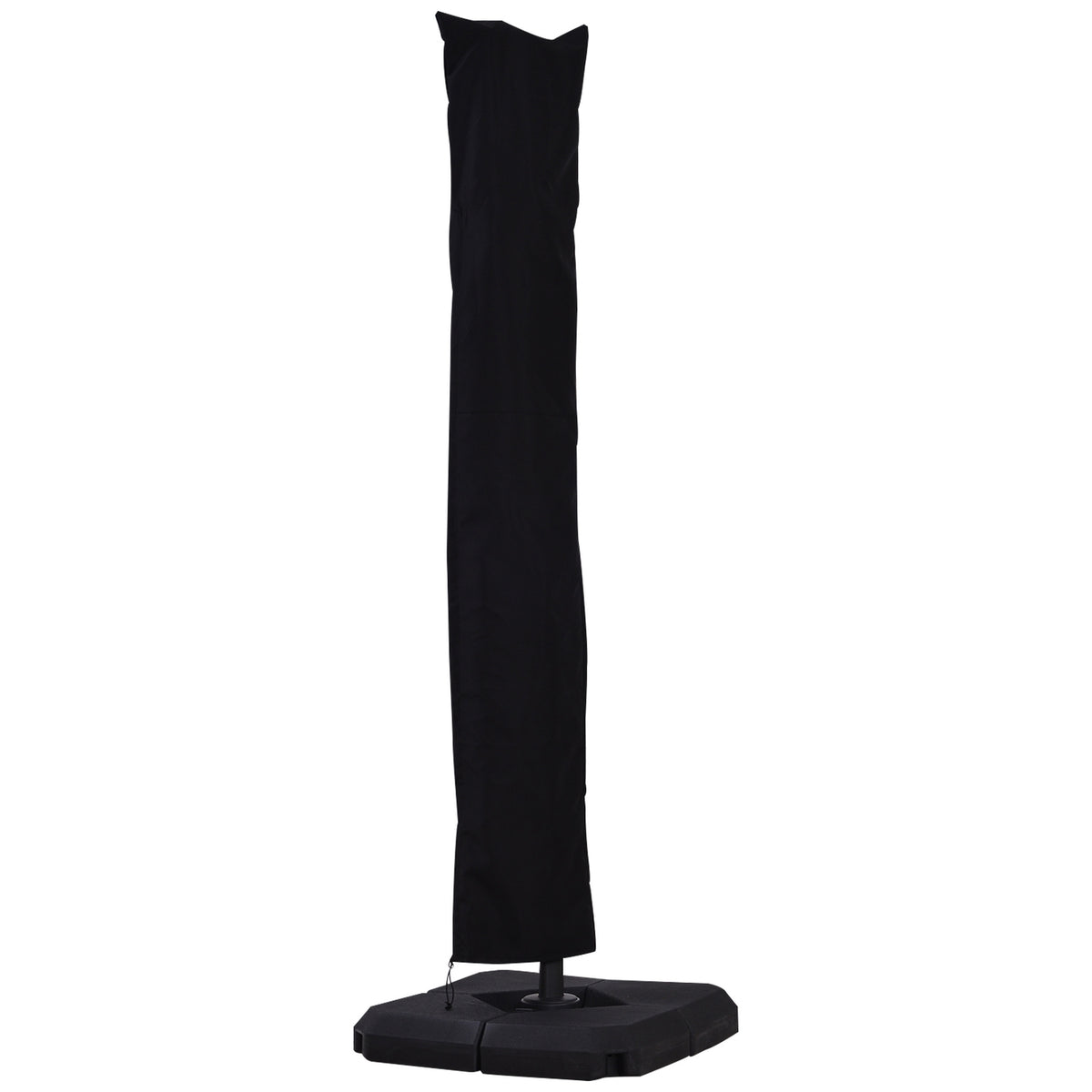 Parasol, Uv50+ Cantilever Umbrella, Roma Umbrella With Stand And 4 Weights, Including Protective Cover, Aluminum, 270 X 270 X 260 Cm