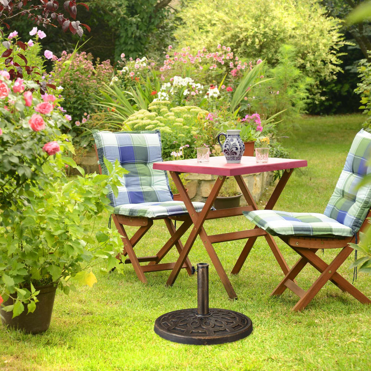Parasol stand Cast iron look