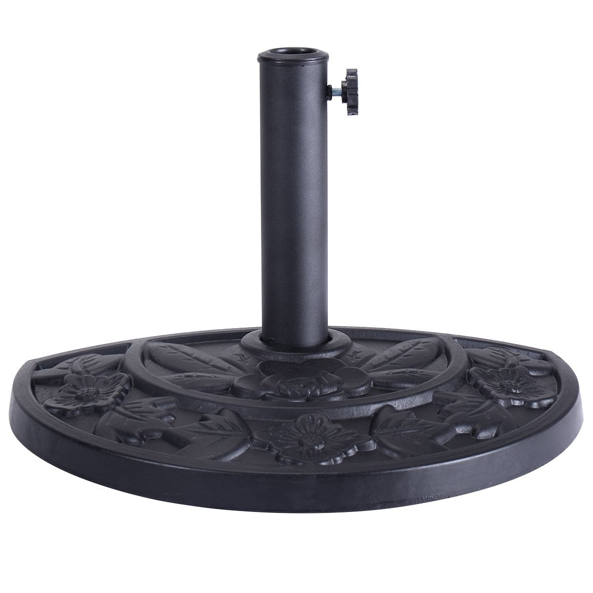 Parasol stand market umbrella stand parasol base balcony umbrella stand half round