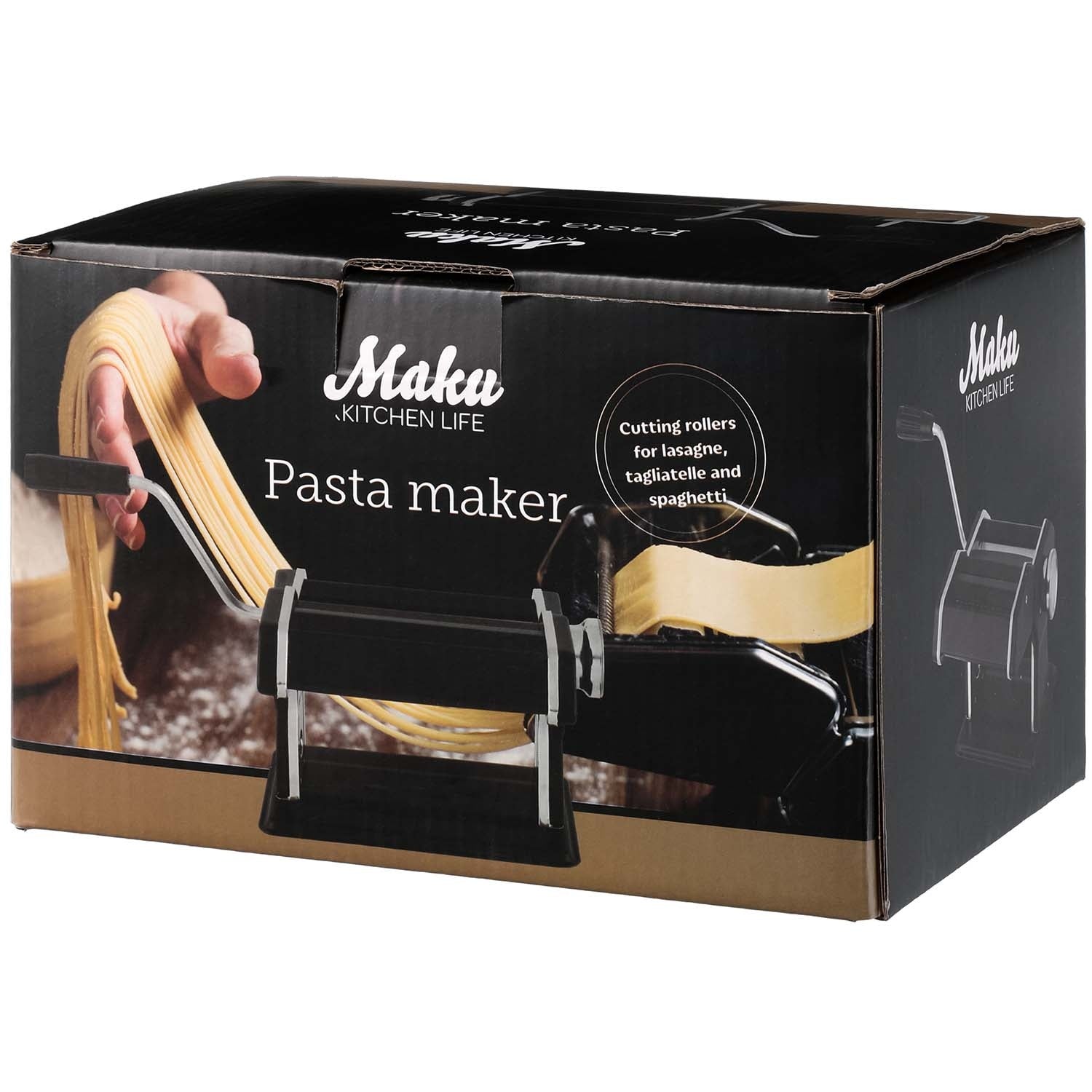 Pasta Maker – Stainless Steel, Adjustable Thickness
