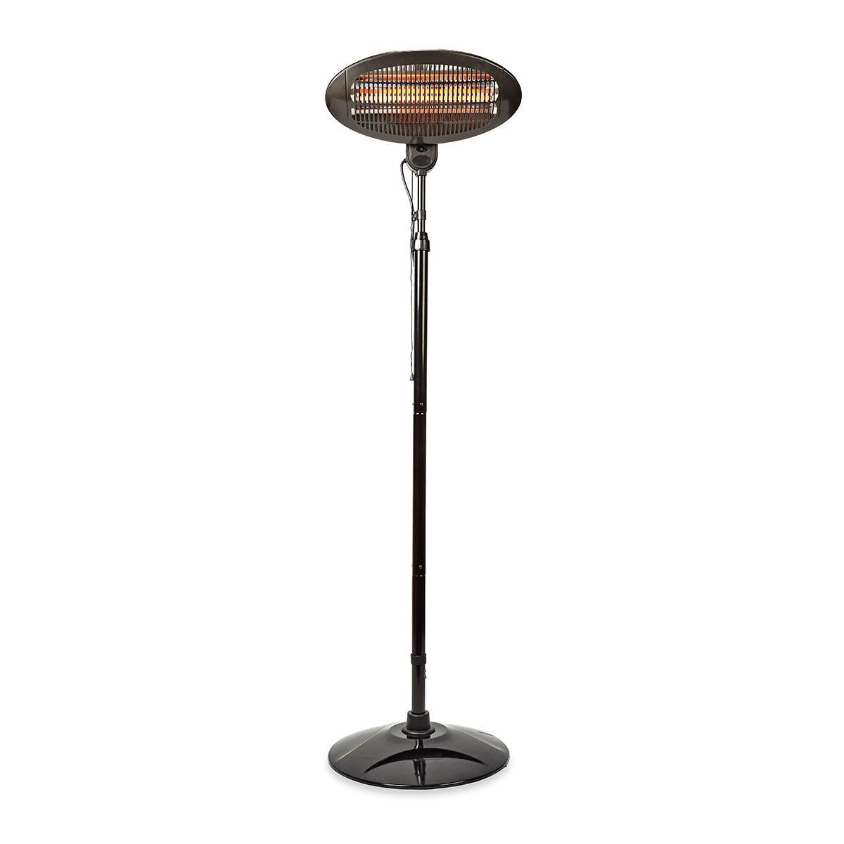 Patio Heater | 2000 W | 3 Heat settings | Protection against falling | IP34 | Black