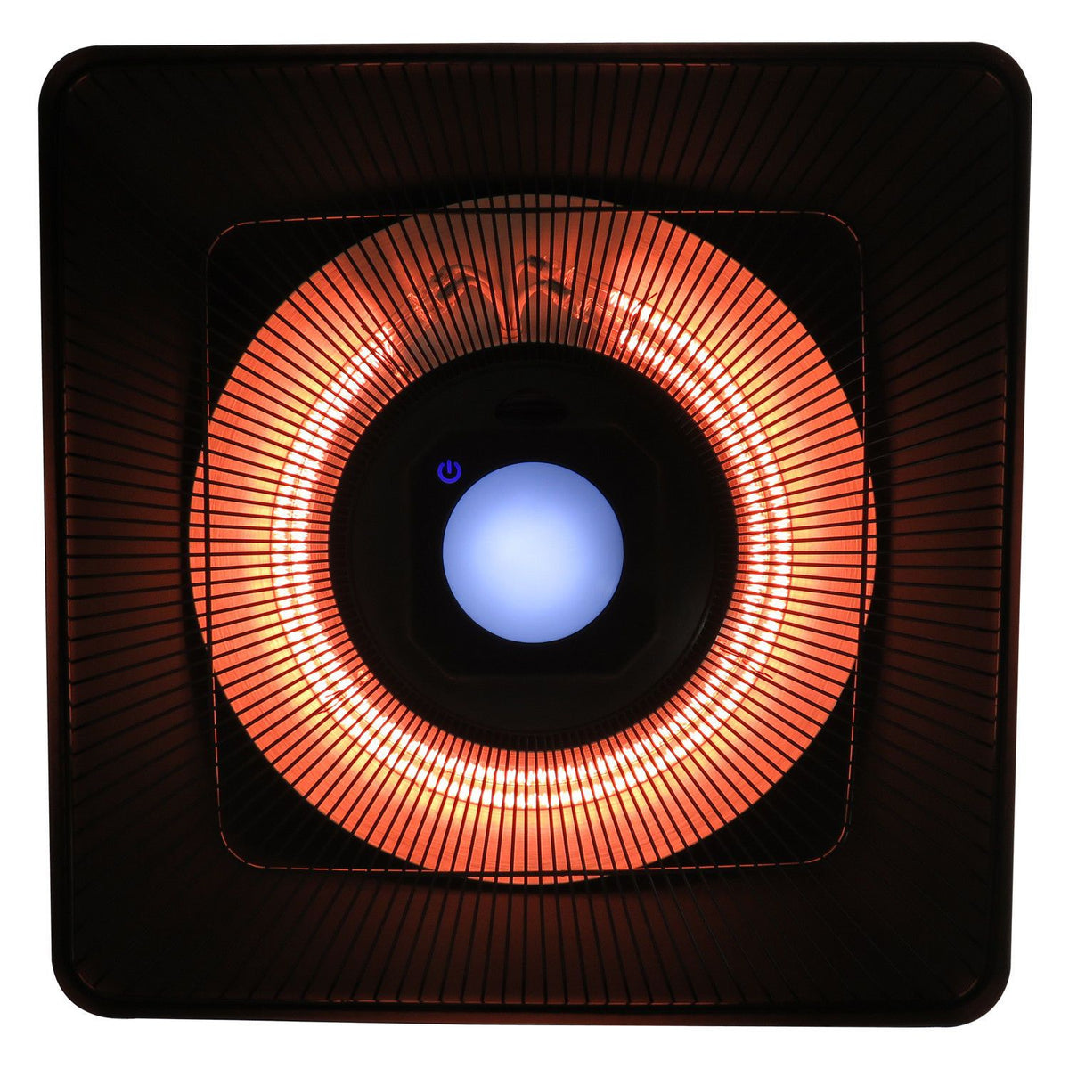 Patio heater ceiling heater remote control LED lighting 2000W 43x43x25cm