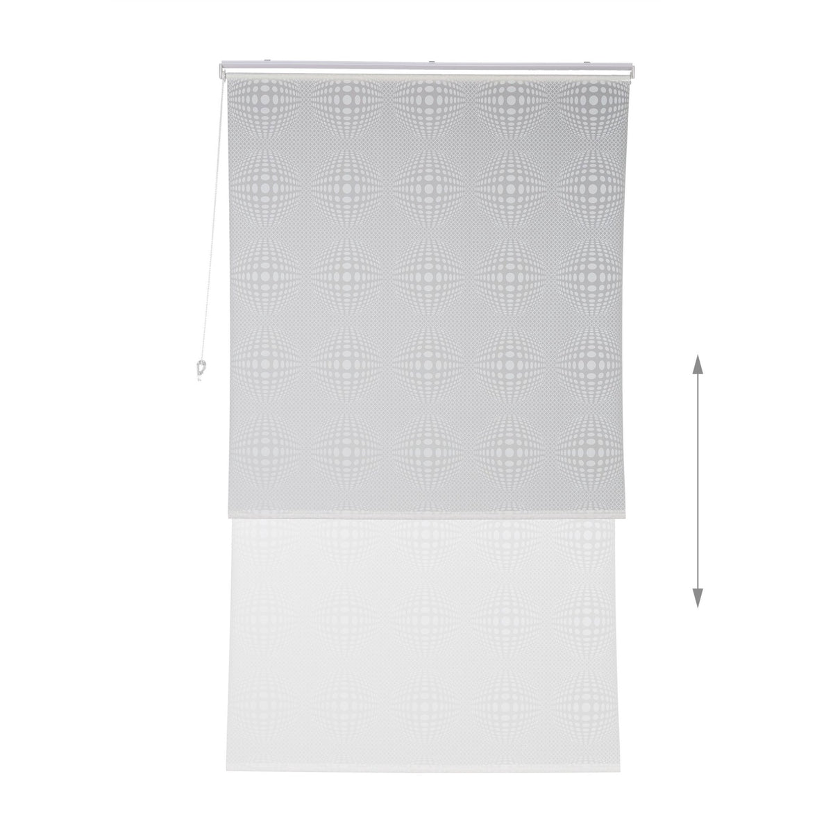 Patterned shower curtain