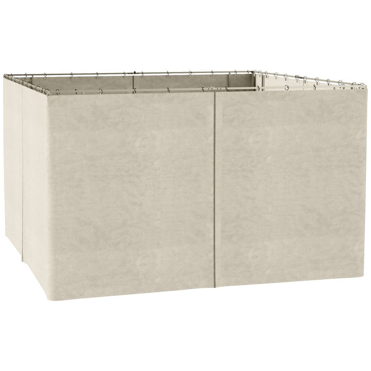 Pavilion 4 Side Panels For 3X4 M Garden Pavilion Party Tent Polyester Beige 352 X 205 Cm
