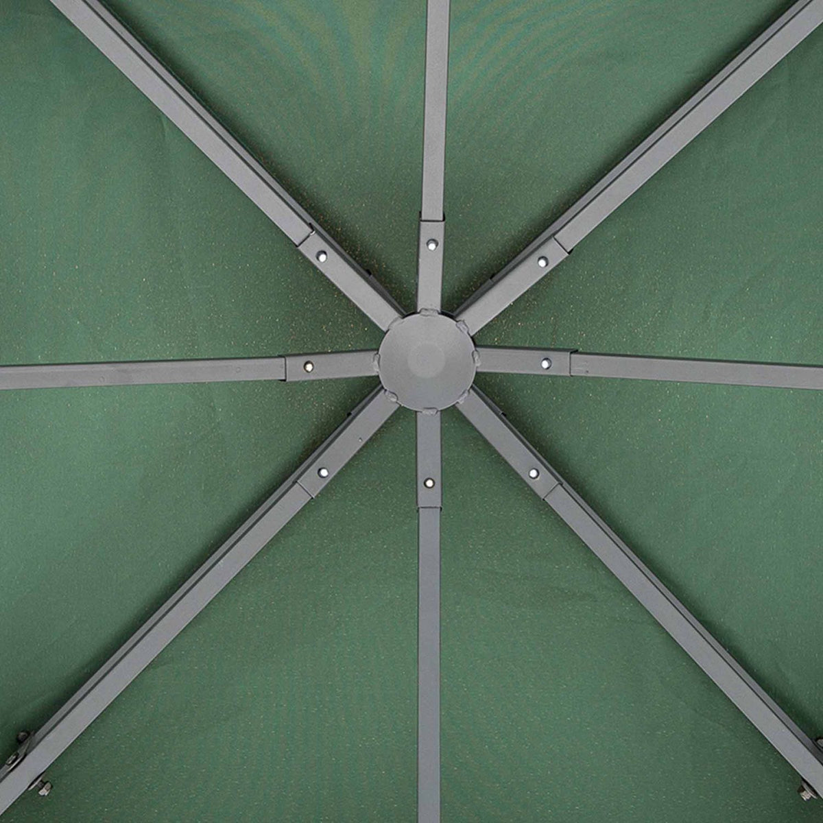 Pavilion Roof Replacement Polyester 3X3M Charcoal Gray Water-Repellent For Metal & Garden Gazebo