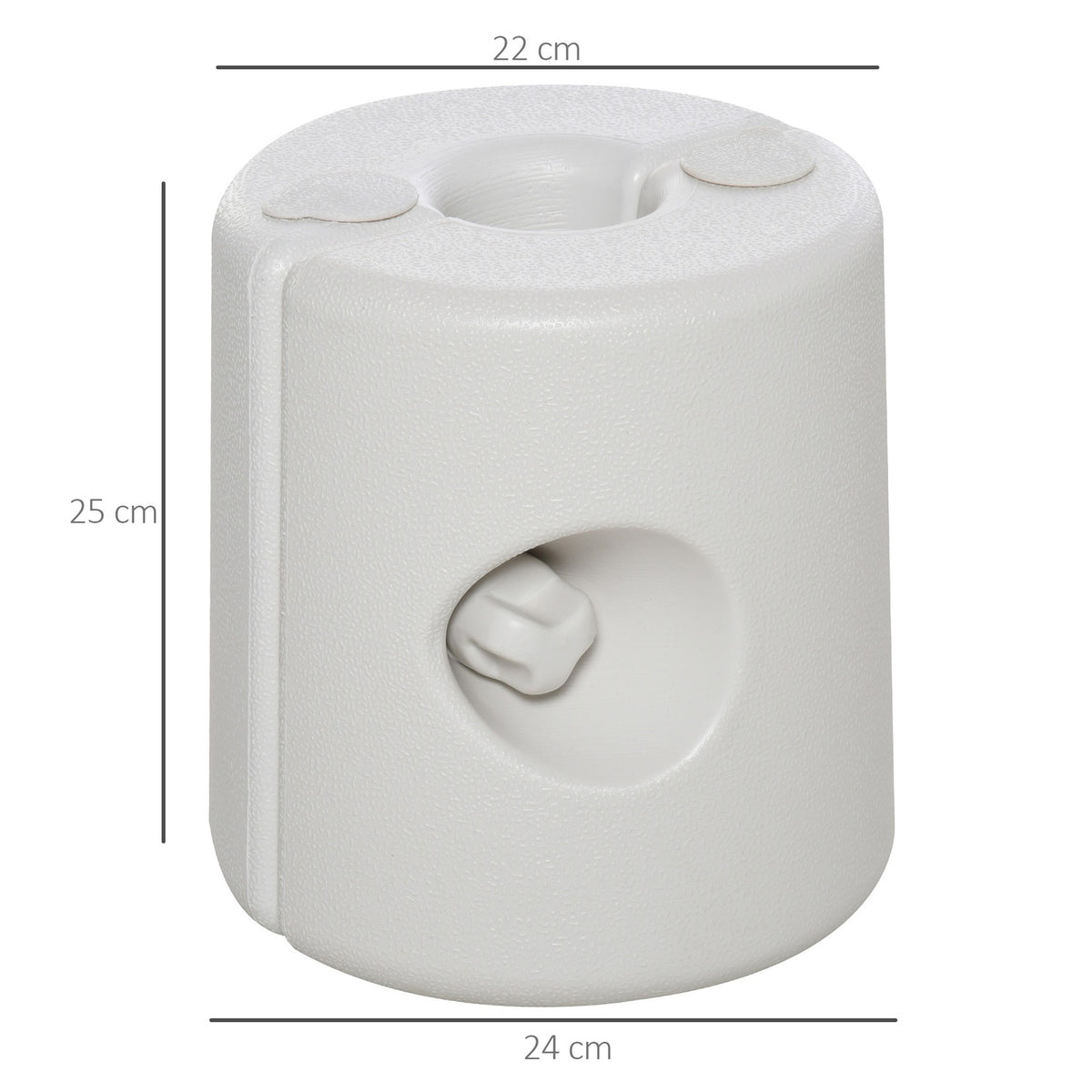 Pavilion Stand Weights Set Of 4 Water Sand Pe Ø24Xh25Cm Party Tent Stand Securement