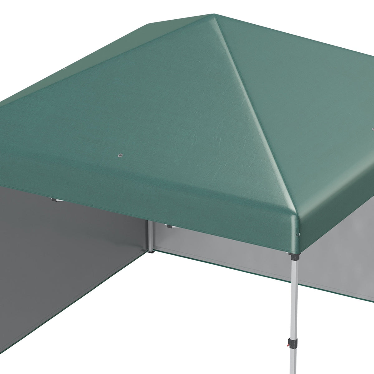 Pavilion approx. 3x3m, water-repellent, stable, winter-proof pop-up folding pavilion with 2 side walls, UV protection 30+, foldable party tent, garden tent with bag, garden pavilion for camping, garden, green