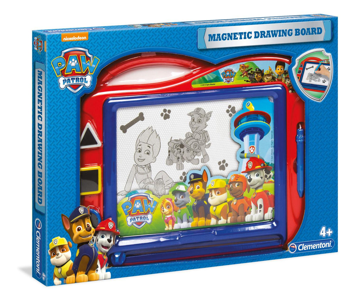 Paw Patrol Magnetic Drawing Board with Stamps & Pen
