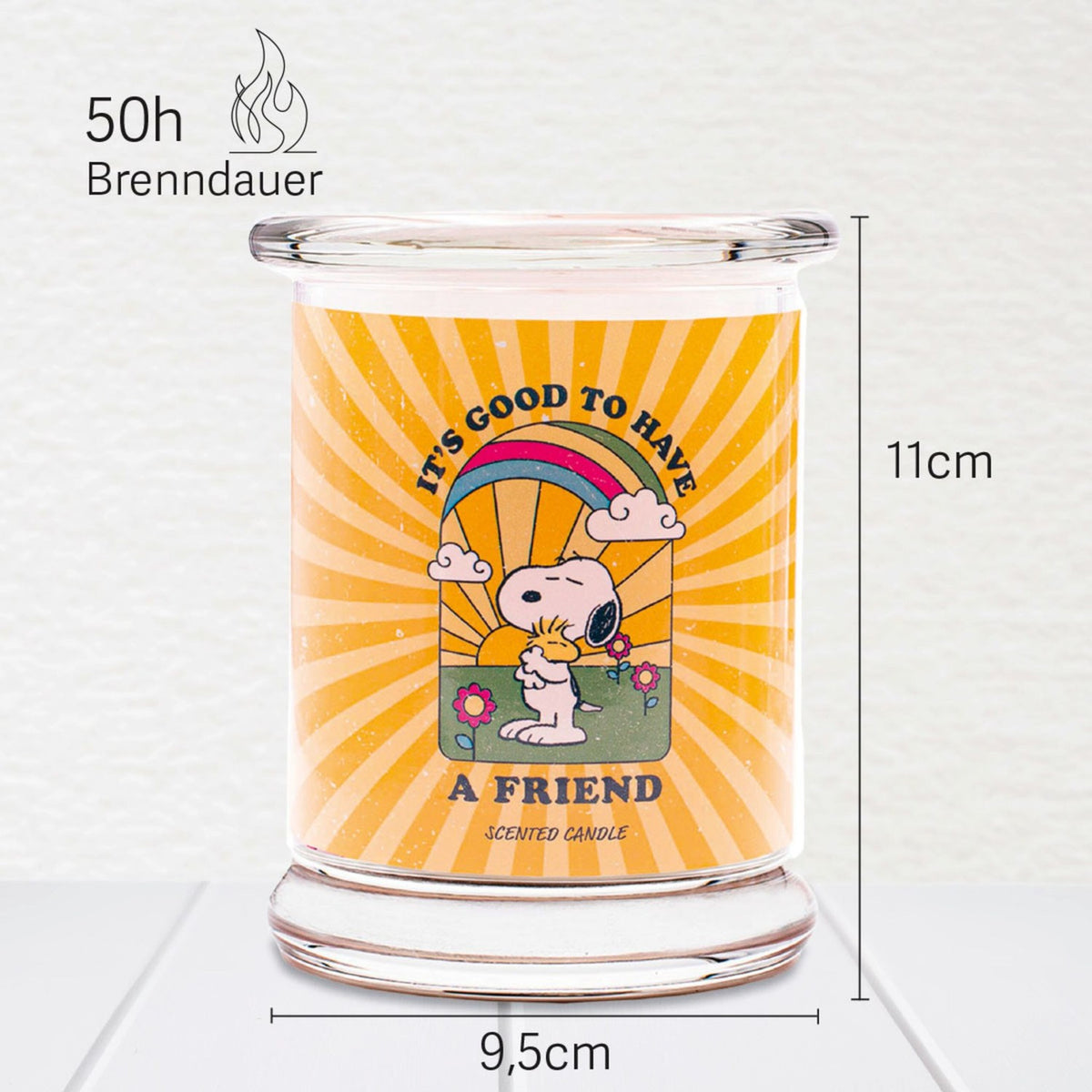 Peanuts Scented Candle – Glass Jar, Gift-Ready