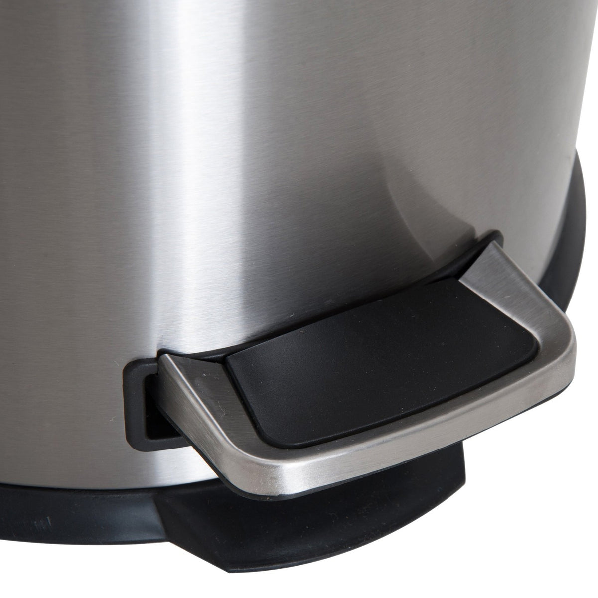 Pedal Bin 30L Pedal Bin With Inner Bin And Hinged Lid, Stainless Steel, Hygienic, Silver