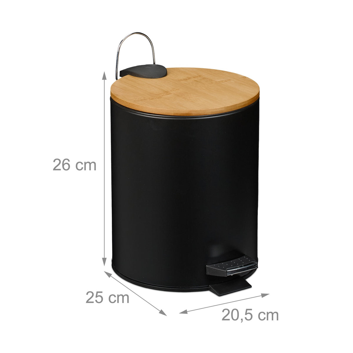 Pedal Bin 5L with Soft-Close Lid and Liners