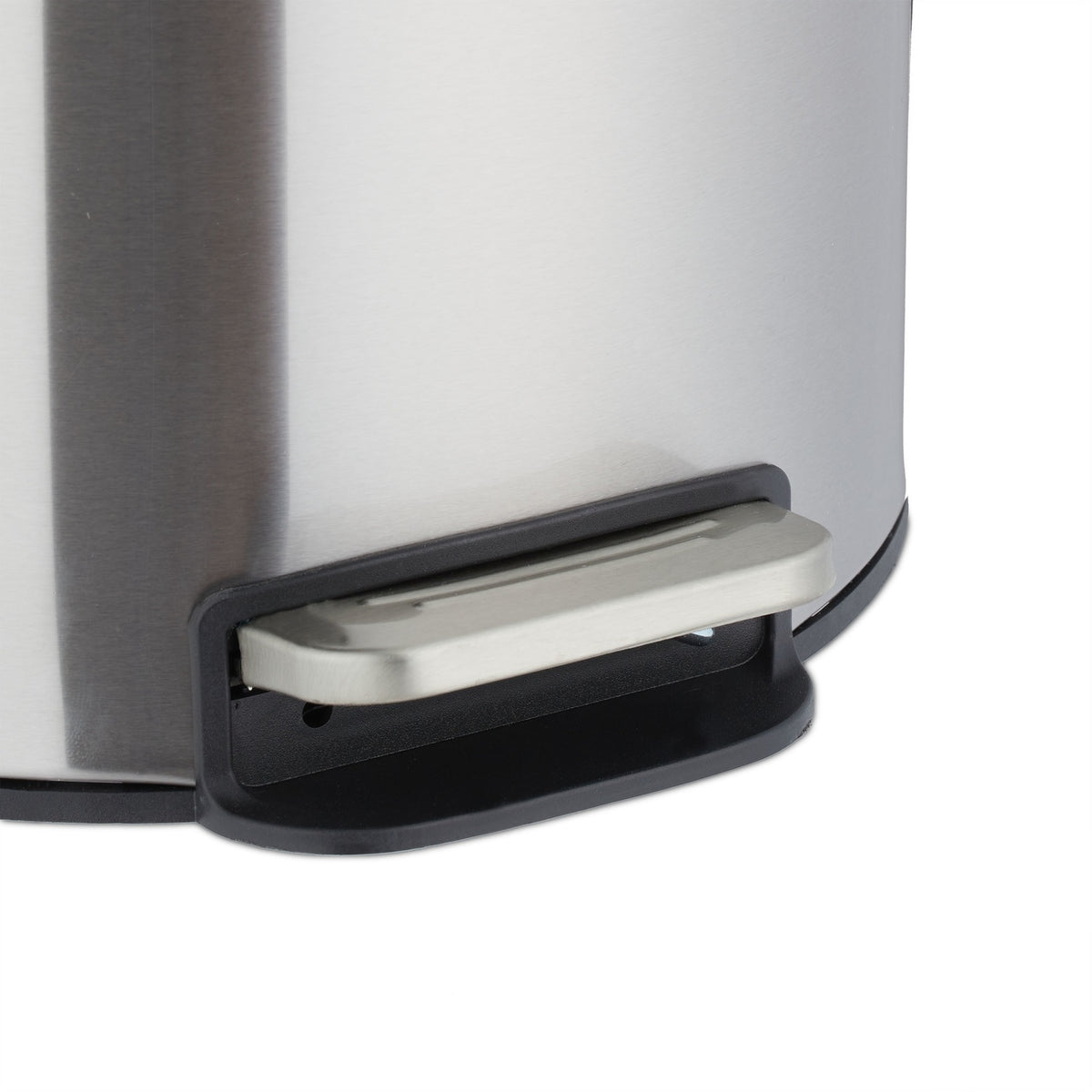 Pedal bucket stainless steel 12 liters