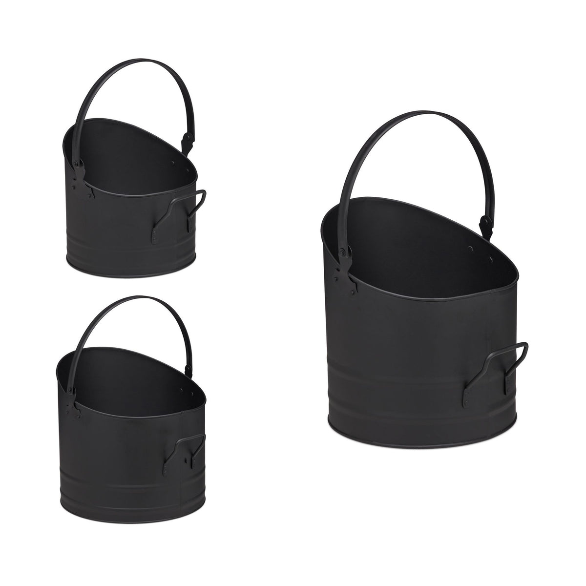 Pellet bucket set of 3