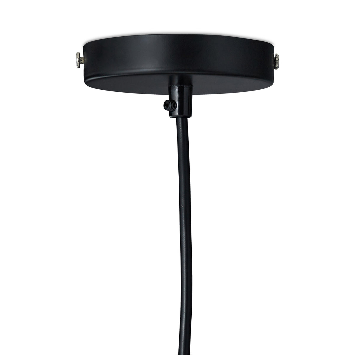 Pendant lamp square black