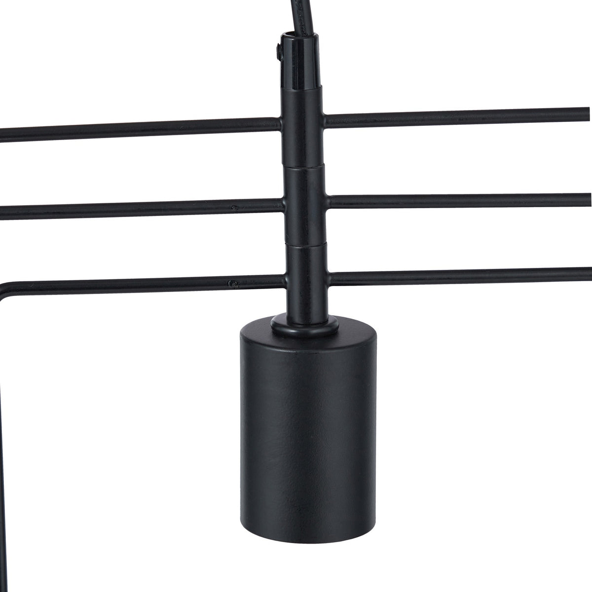 Pendant lamp square black