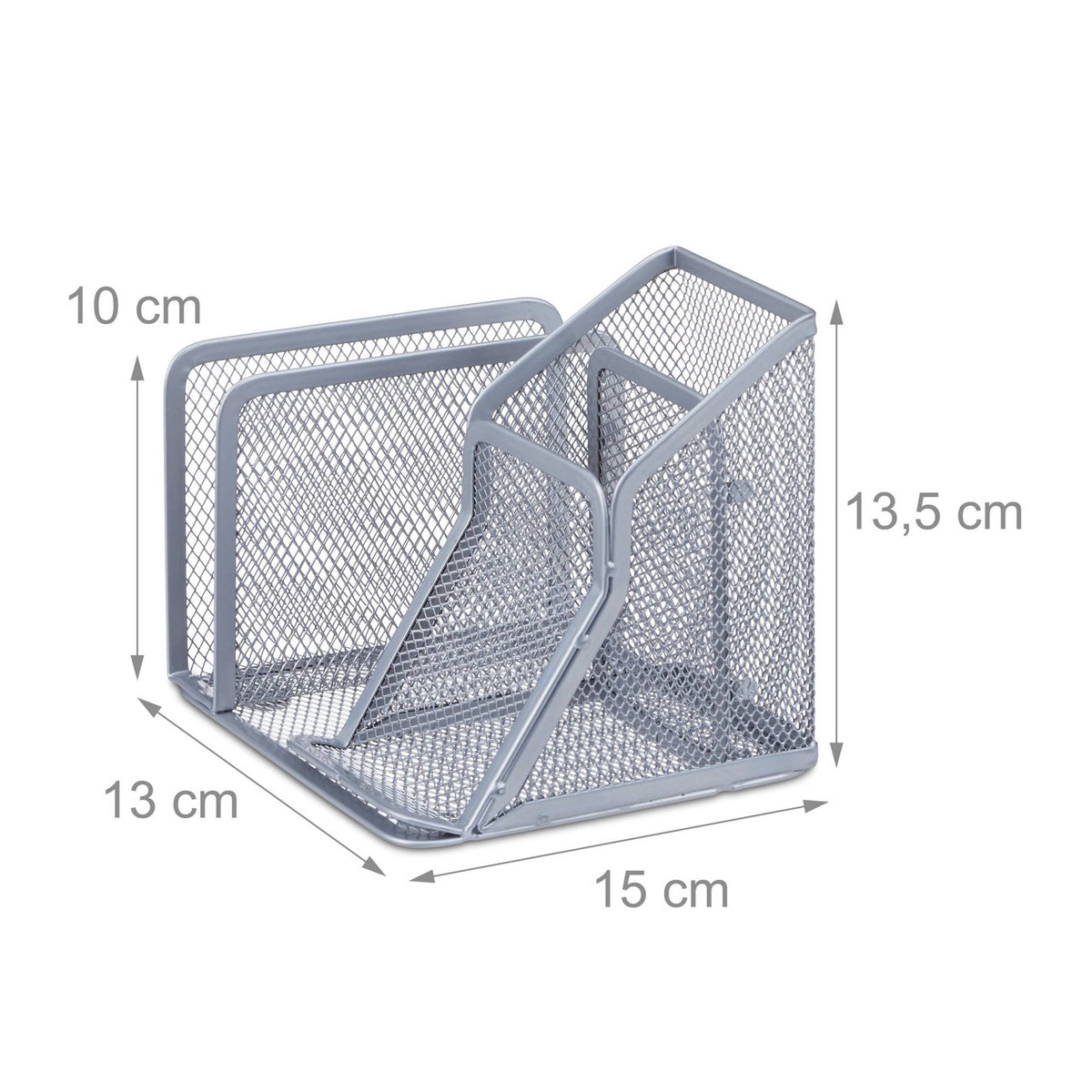 Pen holder in mesh with letter holder