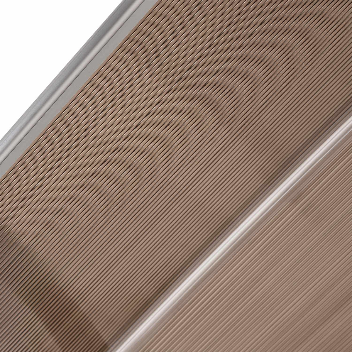 Pent Canopy Canopy For Front Door, Polycarbonate Canopy, Sun Protection, Rain Protection, Brown, 75X195X23Cm