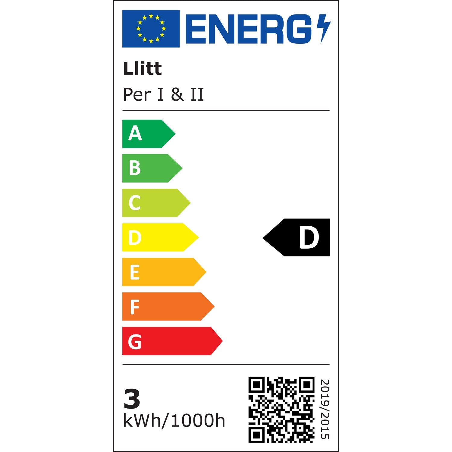 Per I Wall luminaire LED IP54 3000K 4W 210lm Anthracite