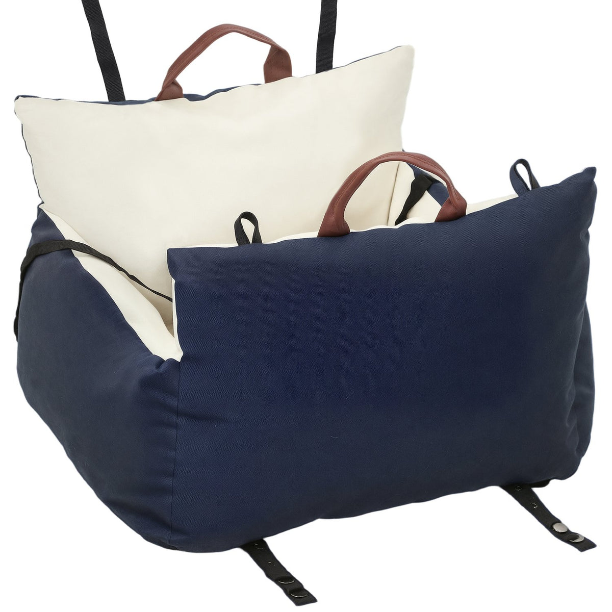Pet Car Seat, 2 Straps, Washable Covers, <5kg, Blue