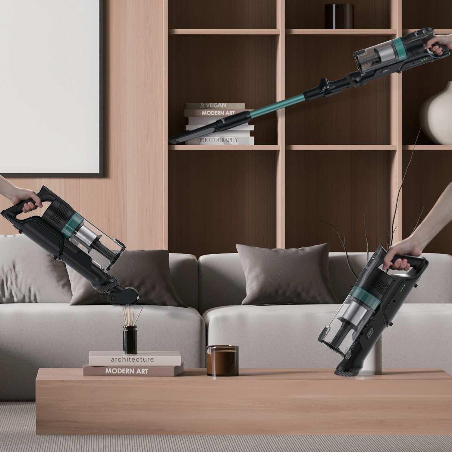 Pet Hair Vacuum Cleaner, Flexible 165W Suction Power