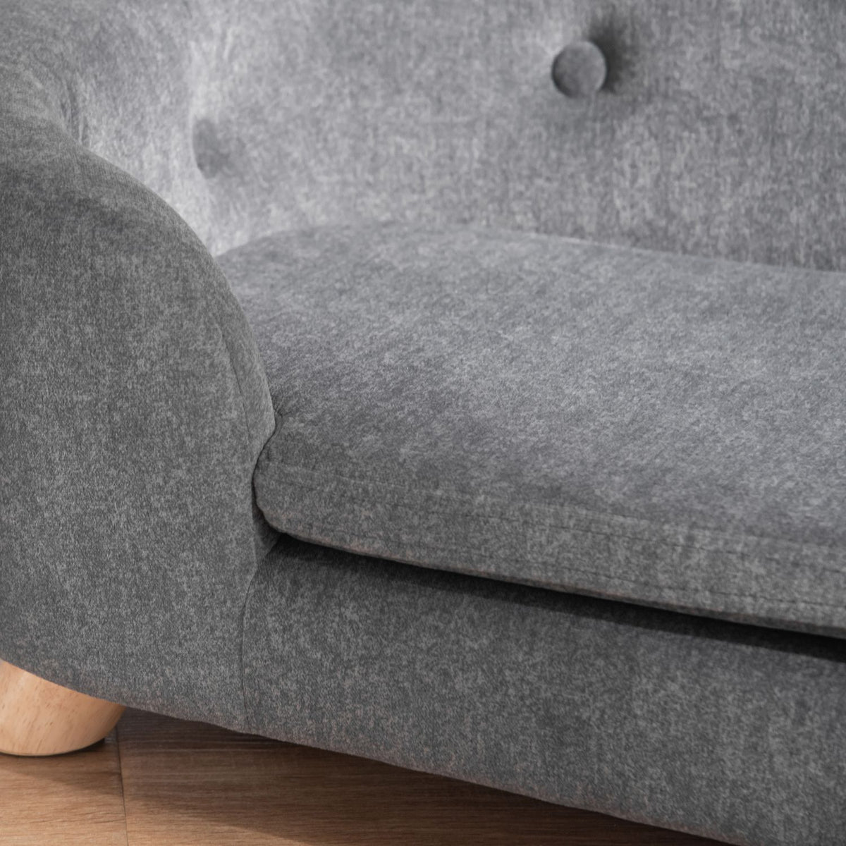 Pet Sofa Dog Mat Dog Bed Dog Sofa Dog Couch Cat Sofa With Cushion Back Pocket Plush Foam Pine Wood 70 X 47 X 30 Cm