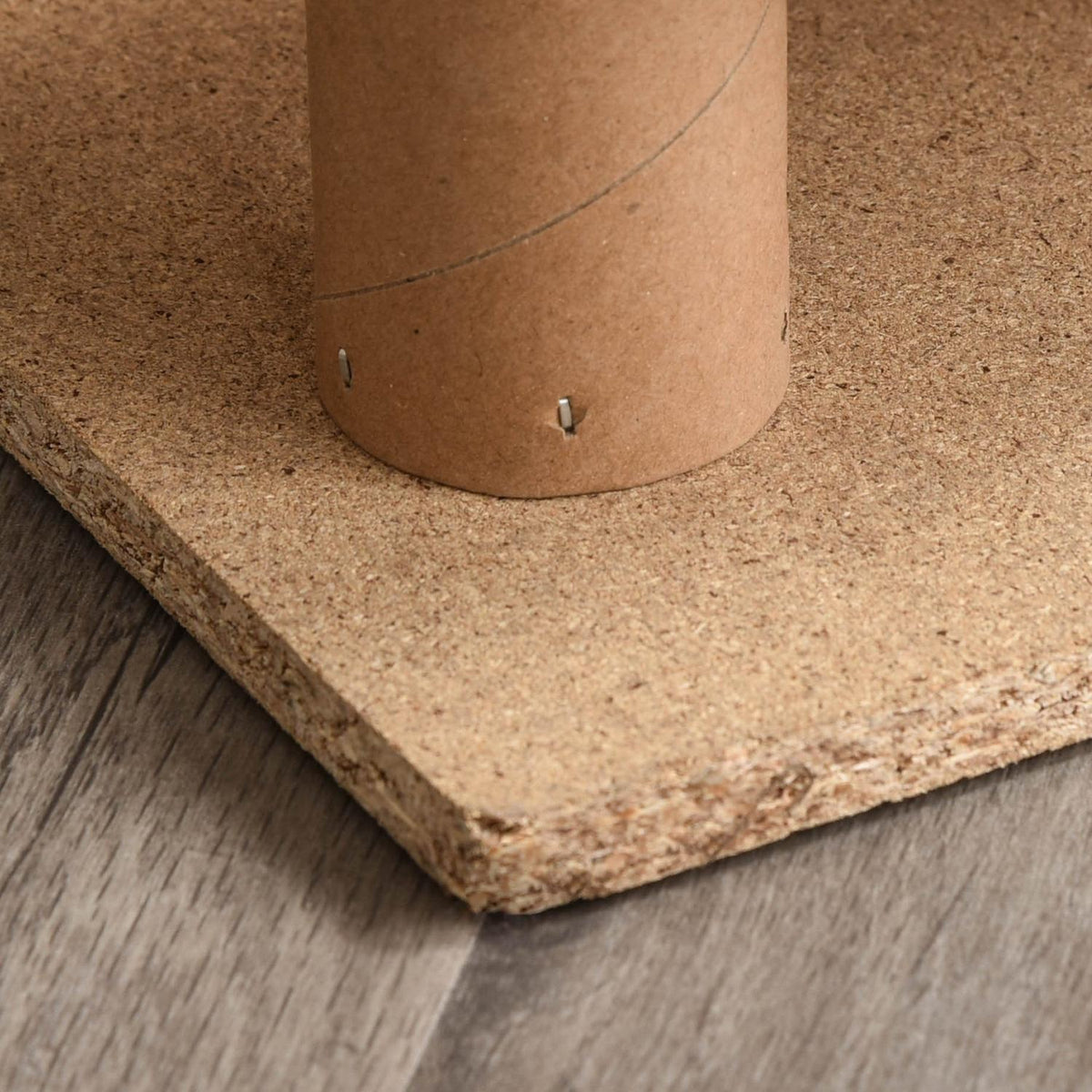 Pet Stairs 4-Step Dog Ramp With Removable Cover, Cat Stairs, Chipboard, Plush, Gray, 60X35X44Cm