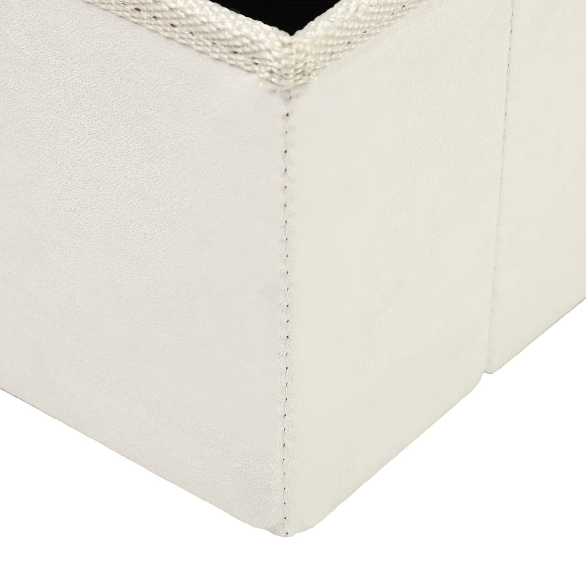 Pet Stairs Foldable Cat Stairs/Dog Stairs With 3 Steps & Storage Space, For Cats And Dogs, Mdf, White, 40X54X48Cm