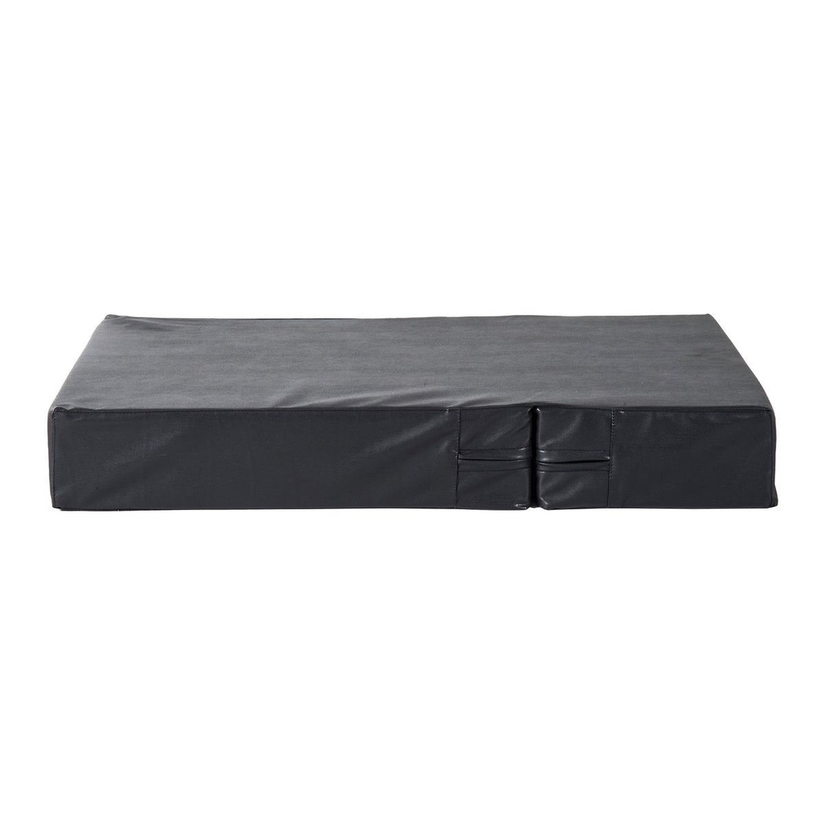 Pet Stairs Folding Pet Mat With 2 Steps, Dog Stairs For Cats And Dogs, Black, L45Xw39Xh20Cm