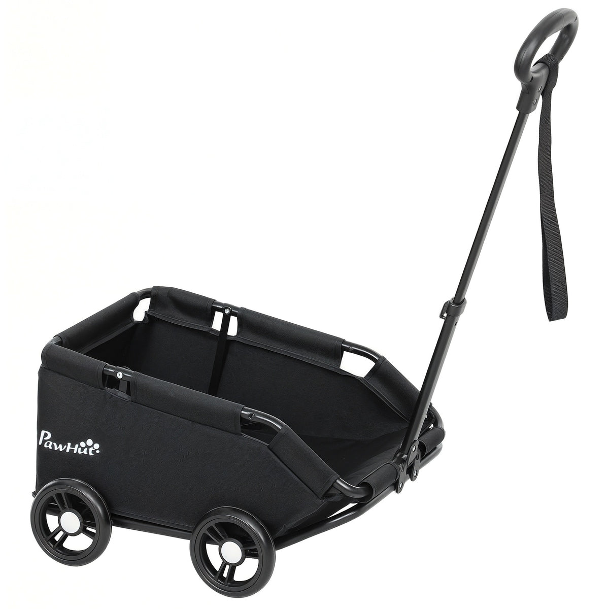 Pet Stroller with Adjustable Handle, Foldable Design