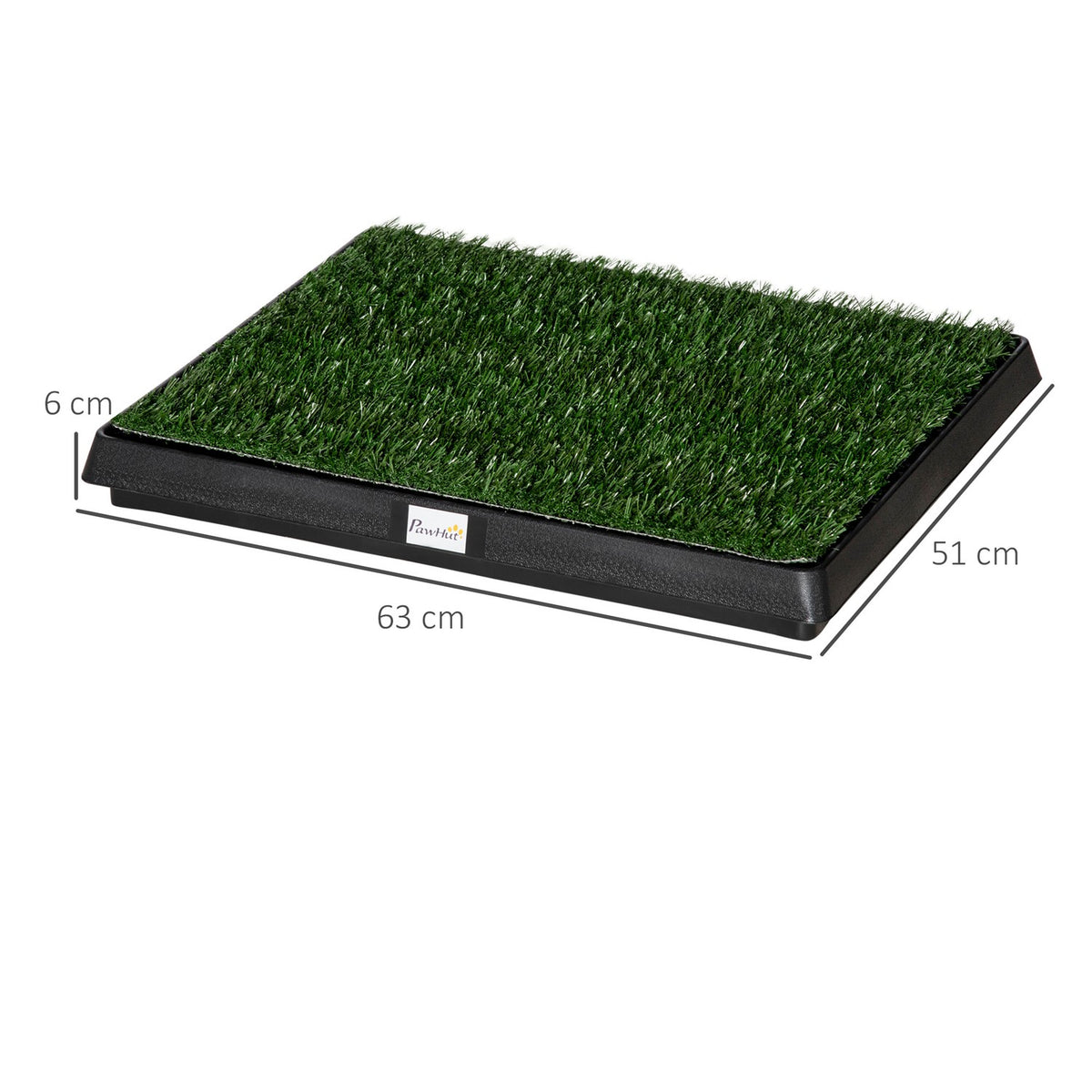 Pet Toilet Artificial Grass Dog Toilet Apartment Balcony 63X51X6Cm