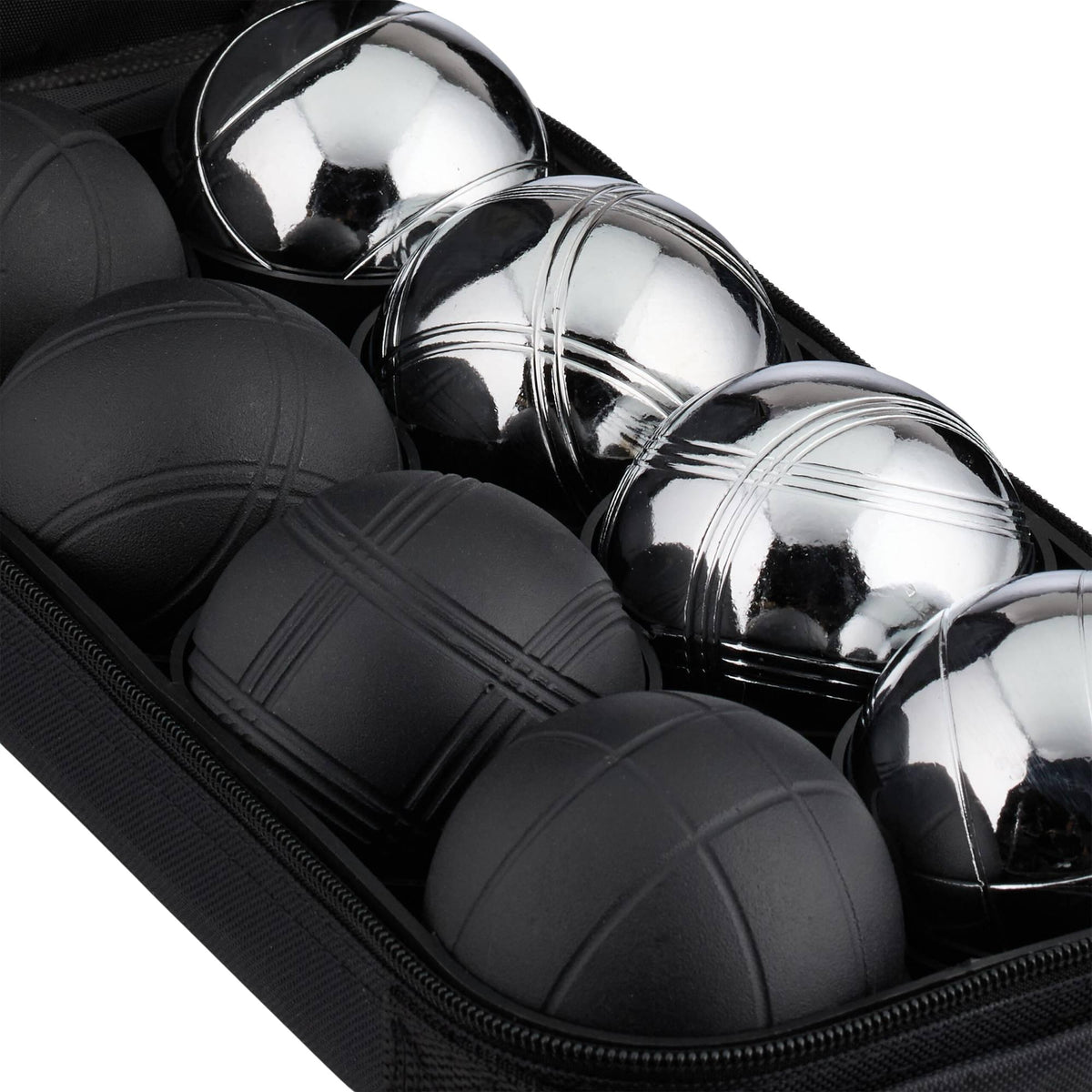 Petanque Boules Set, 8 Balls with Carrying Bag