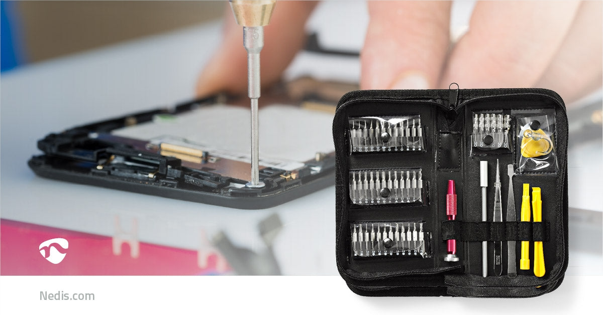 Phone/tablet repair set | 51-in-1 | Reading tablet / PC / Smartphone