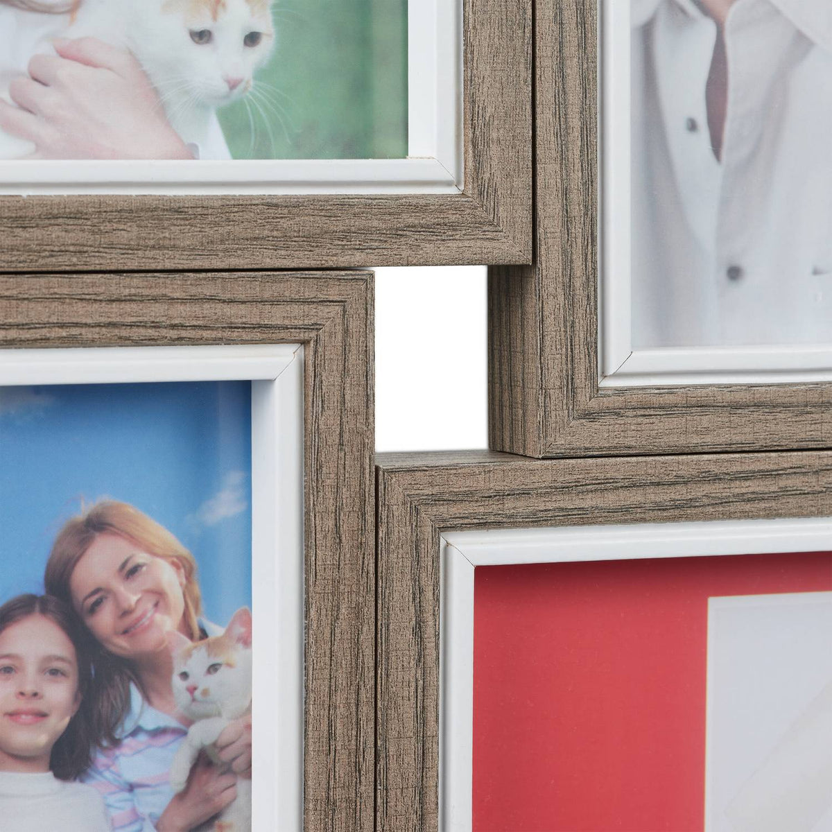 Photo frame with collage for 18 photos