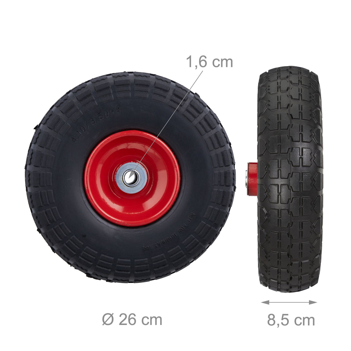 Pick-up wheel PU in set of 4