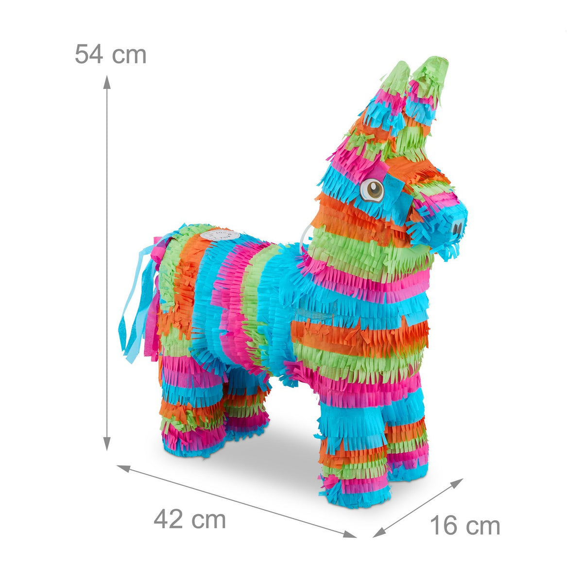 Pinata donkey multicolored