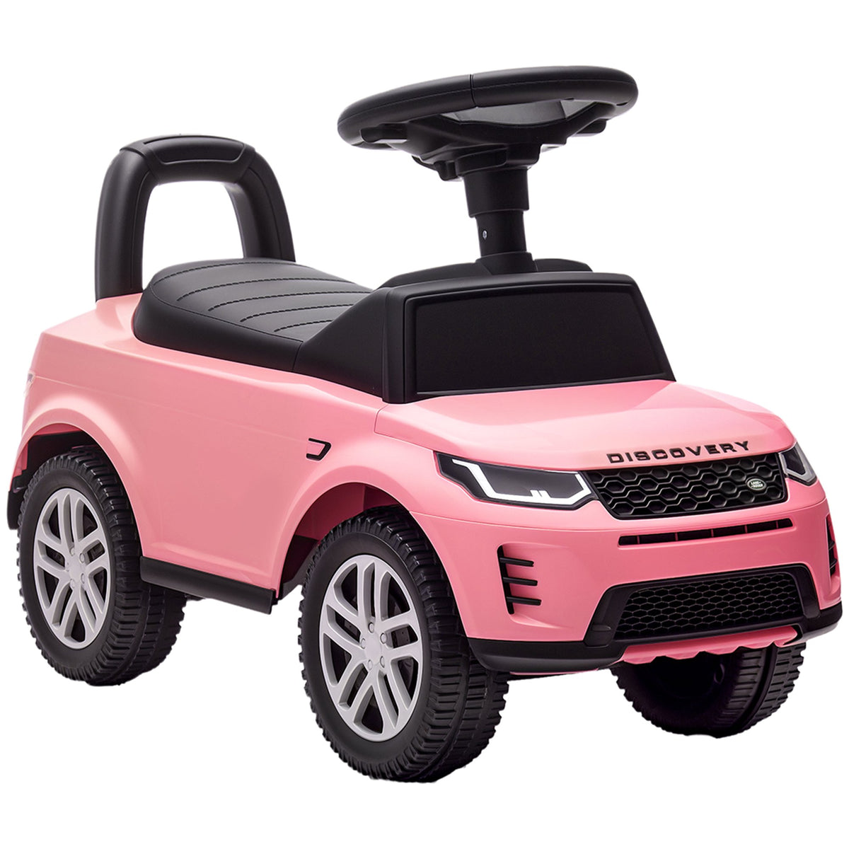 Pink Ride-On Car with Horn & Storage for Toddlers 18-36M